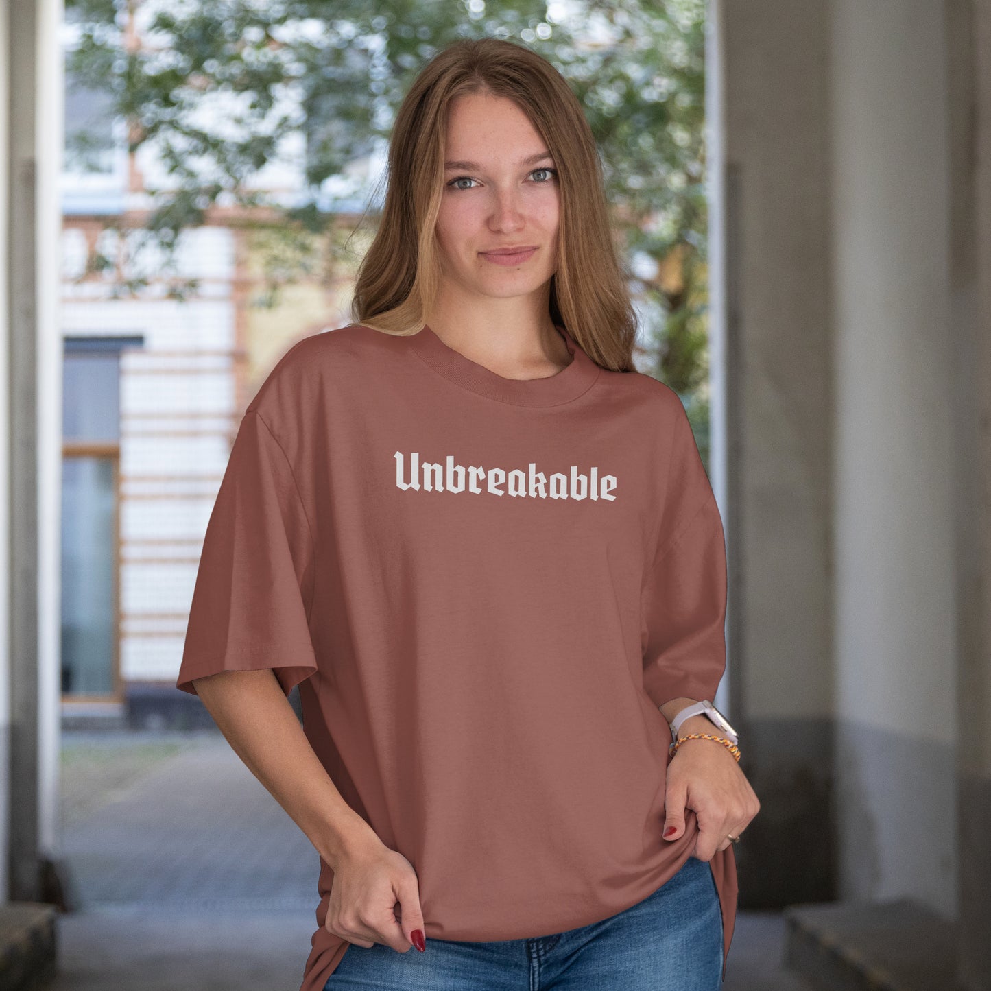 Unbreakable - Oversized Fit T-shirt for Men & Women