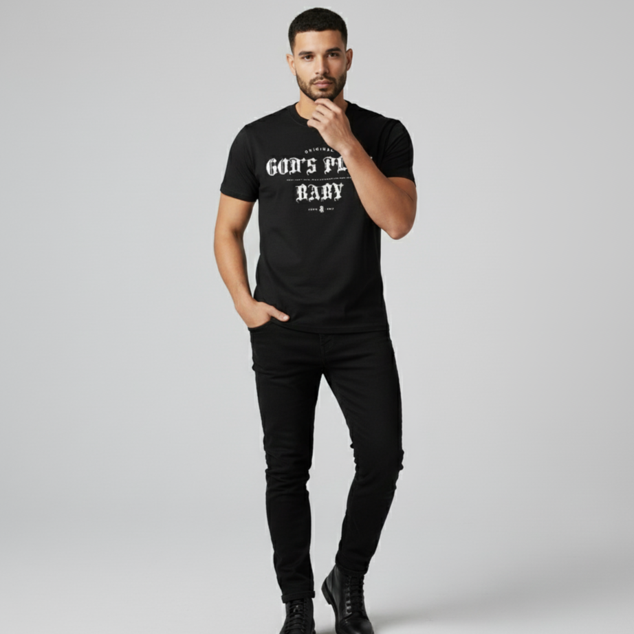GOD's PLAN BLACK T-SHIRT